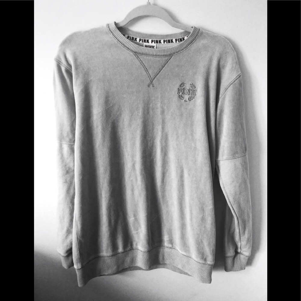 sage velvet Pink sweater